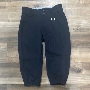 Under Armour Kids Black Baseball Pants